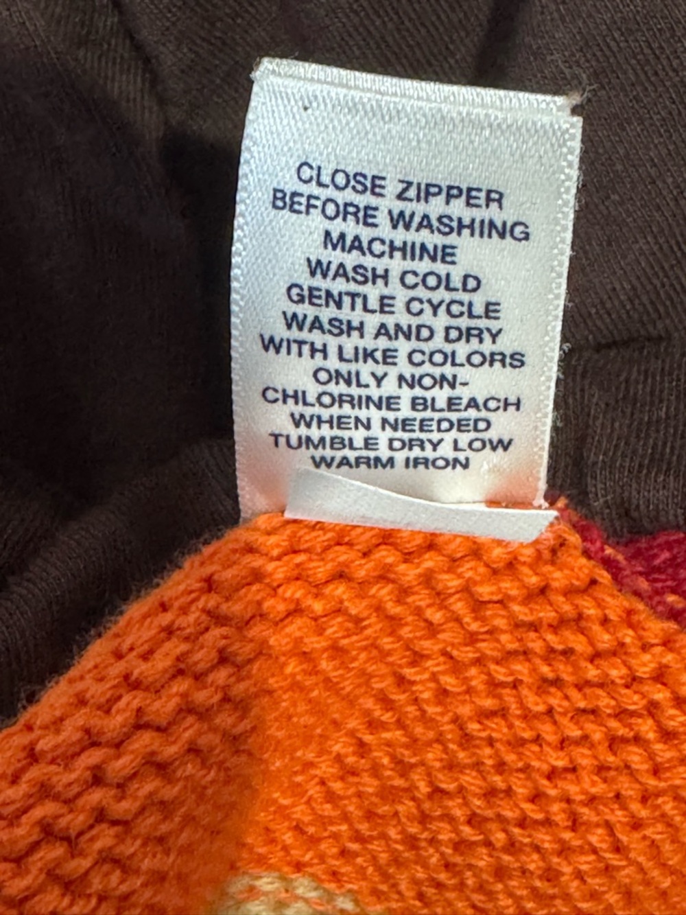 Baby GAP Striped Hooded full Zip-Up Sweater Pockets Size 9-12 Month - Picture 7 of 7